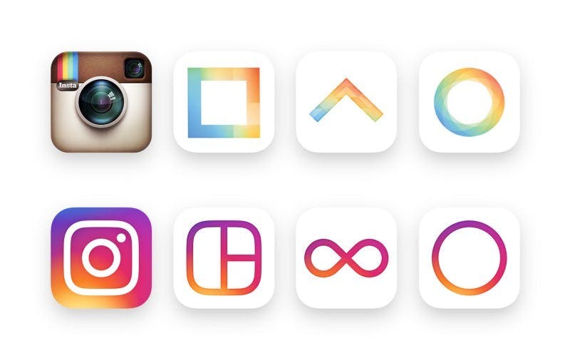 old and new designs for instagram