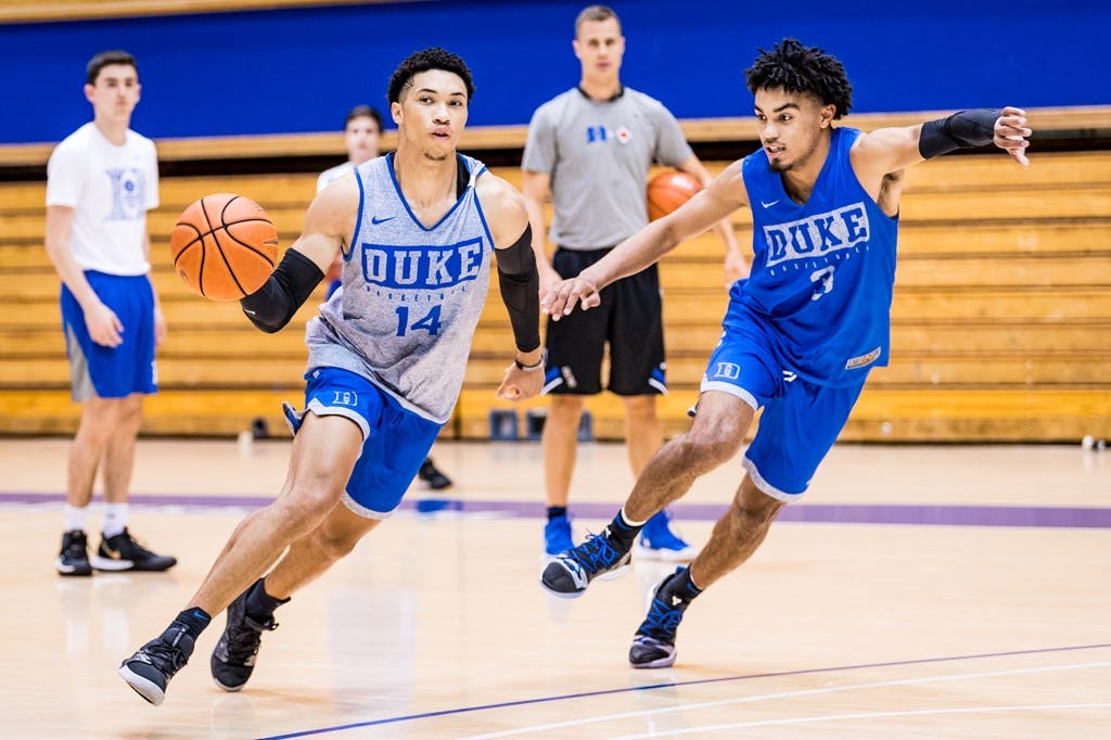 Duke Mens Basketball practice, September 24, 2019