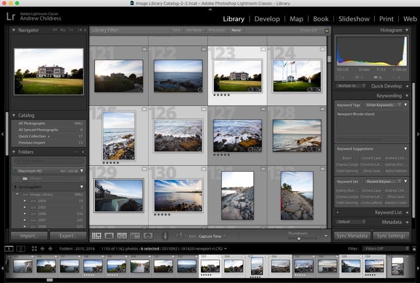 Image tagging software (Adobe)