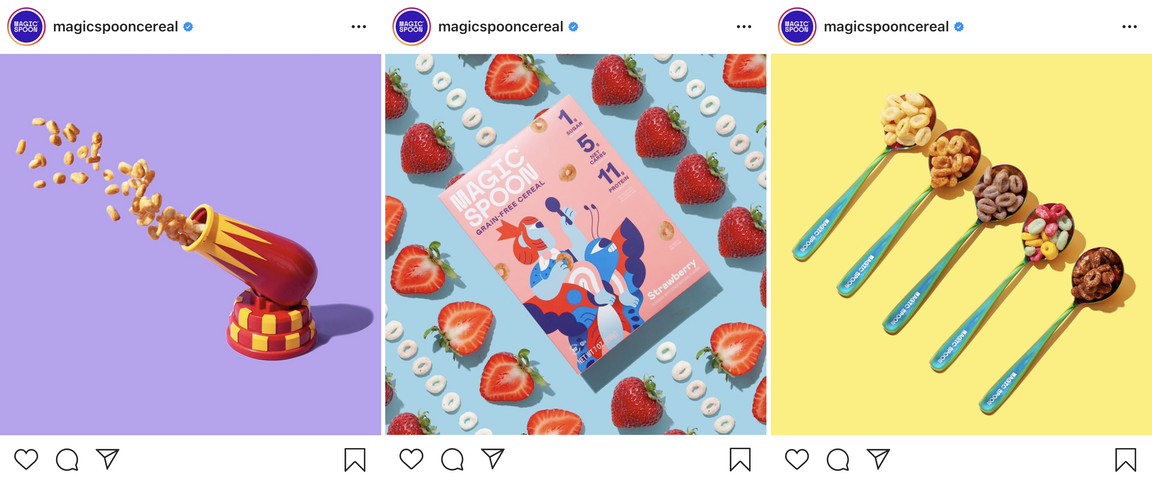 Magic Spoon instagram posts